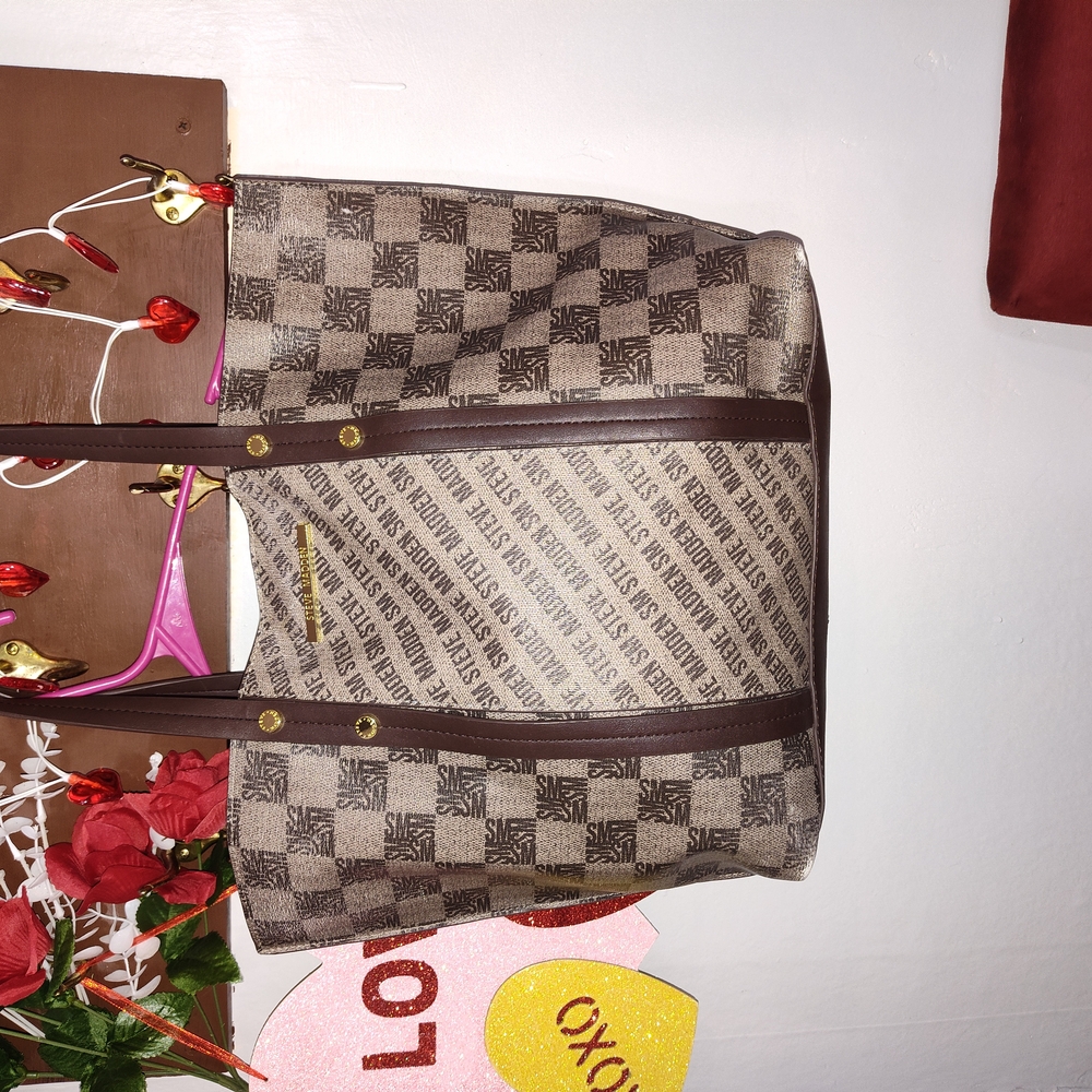 Steve Madden Brown and Tan Hobo Bag